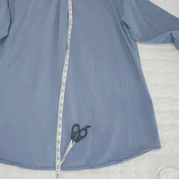 Tyndale FR Shirt Men's XL | Blue | Long Sleeve Button Down Workwear | EUC - Picture 9 of 12